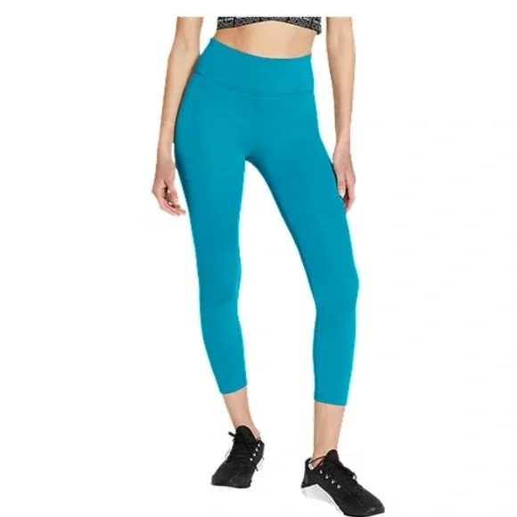 Nike Women's One Mid-Rise Crop Tights New with Tags - Picture 1 of 9
